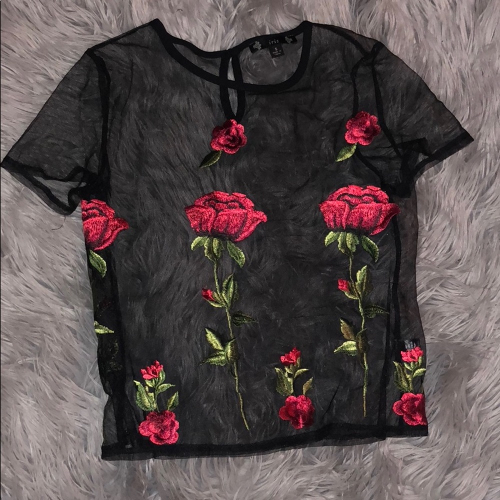 Rose Mesh shirt 🌹🌹